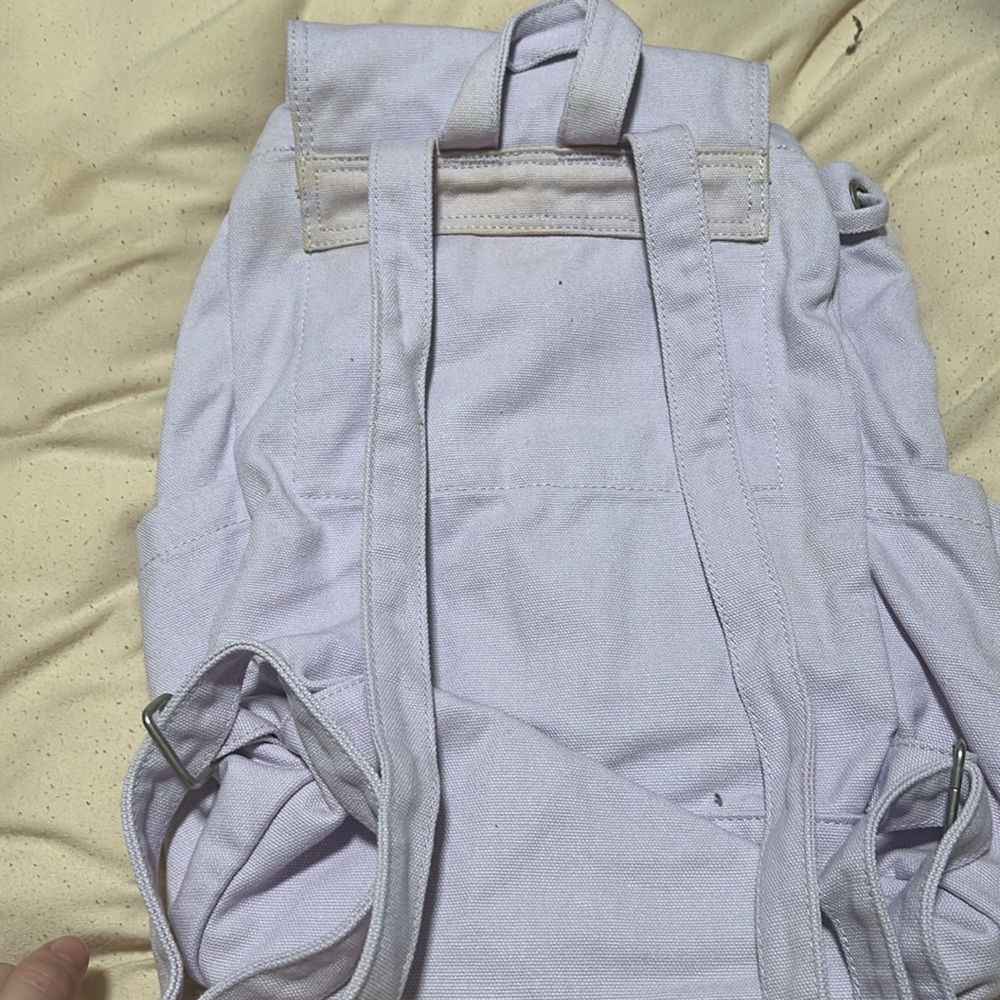 Light Purple Baggu Drawstring Backpack - image 4